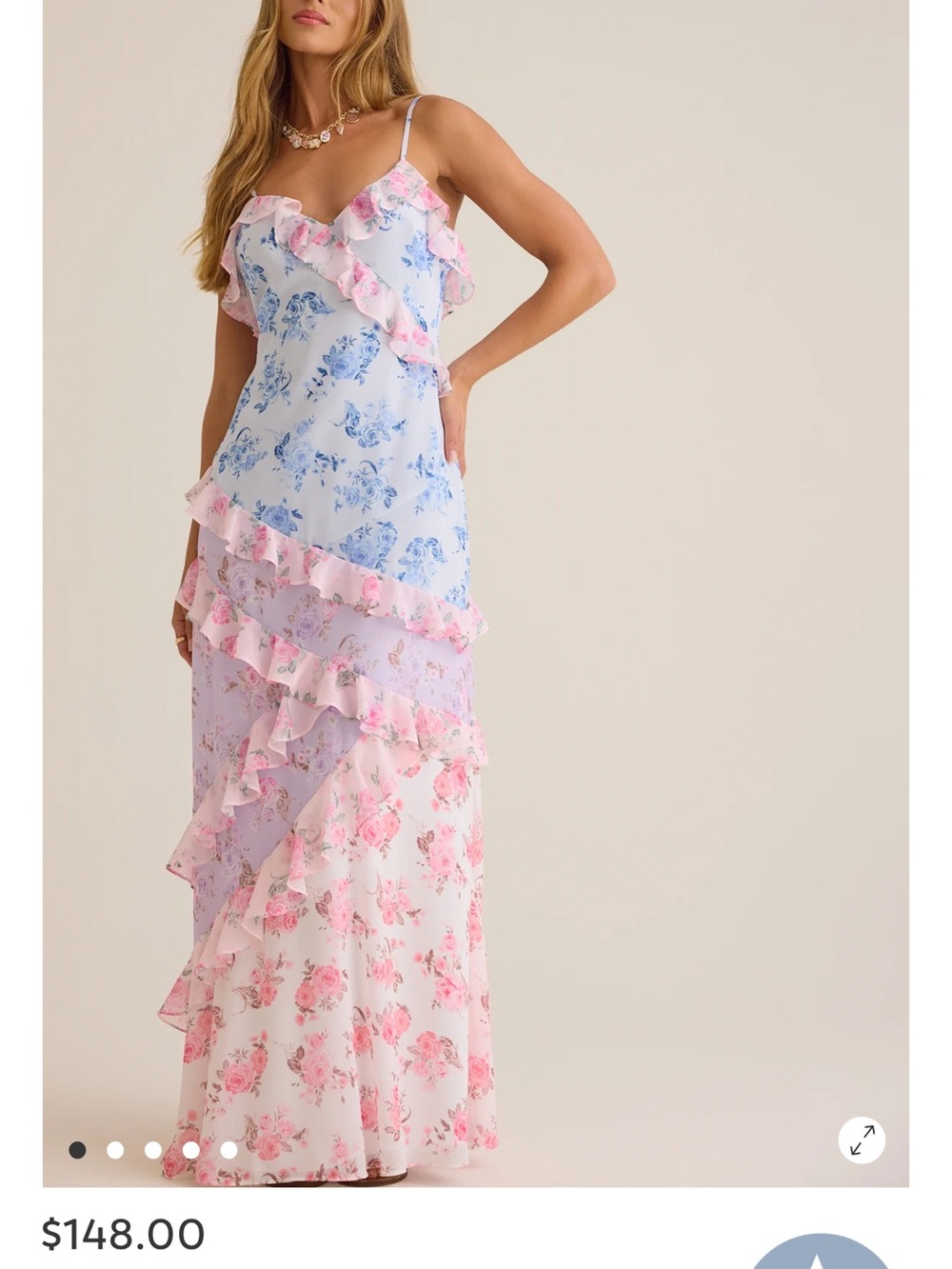 Altar'd State Olivia Floral Maxi Dress